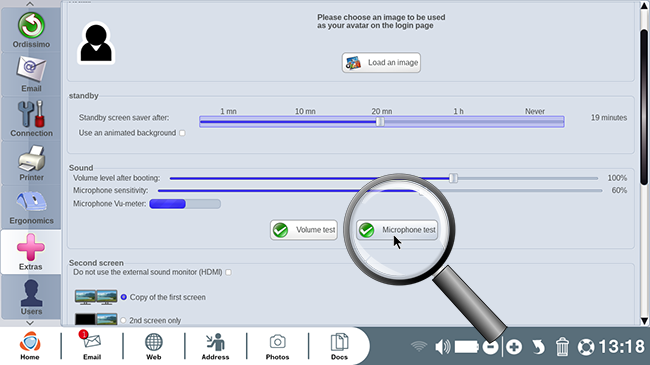 Microphone test